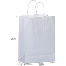 25*31*12 Gri Saplı Kağıt Çanta 24 Adet