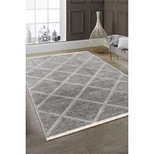 Valery Home Rodney Vl Yıkanabilir Kaydırmaz Çift Taraf Pamuk Dokuma K.gümüş Premium Kalite Şık Tasarım Kilim
