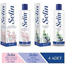 Ardıç & Kiraz Çiçeği 4'lü Parfümlü Kolonya Seti (1600 Ml)