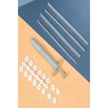 Şener Collection Yorgan Kılıfı ve Çarşaf Tutucu Sabitleyici Düğme Seti Gri Kumaş Sabitleme Düğmesi Yatak Düzenleyici