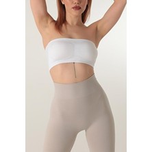 Seamless Straplez Askısız Pedli Büstiyer