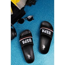 U.S. Polo Assn. U.s.polo Assn. Erkek Terliği  101373077 3m Alvega 3fx Poliüretan Siyah Günlük Kullanım İçin