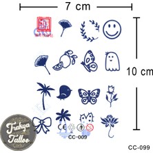 Yarı Kalıcı Dövme Minimal Geçici Dövme CC-099