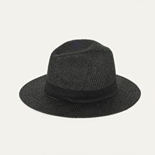 MUDO Şerit Detaylı Hasır Fötr Şapka