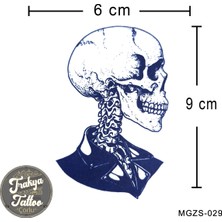 Trakya Tattoo Yarı Kalıcı Dövme Geçici Kurukafa Dövmesi