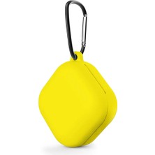 Samsung Galaxy Buds Core Uyumlu Mat Silikon Kılıf+Kanca