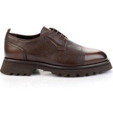 Kahve Kahve Hakiki Deri Erkek Klasik Ayakkabı E01580400803