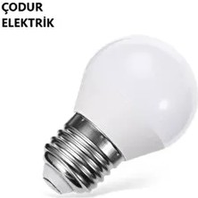 Osaka Light Çodur Elektrik 7W E27 Duylu 6500KELVIN 6500K Beyaz Işık G45 Top LED Ampul 630 Lümen A Enerji