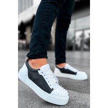 Thorn Kalın Taban Bağcıklı Erkek Sneaker Antrasit