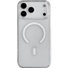 iPhone 17 Pro Magsafe Uyumlu Şeffaf Sert Pc Kılıf