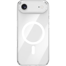 iPhone 17 Air Magsafe Uyumlu Şeffaf Sert Pc Kılıf