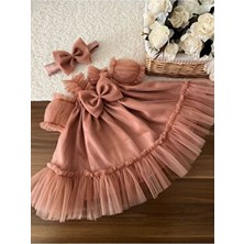 Kız Çocuk ve Bebek Tül Doğum Günü Özel Gün Elbisesi Tütü Elbise