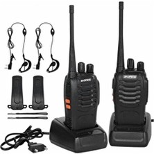 BF-999SBaofeng BF-999S Çift Yönlü Telsiz İki Adet Antenli ve LED Işıklı Tasarım Çift Yönlü Telsiz Iki Adet