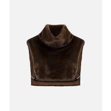 Çift Kemerli Suni Kürk Panço IW6250079003006