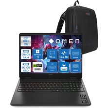 Hp Omen 16-AM0037NT Intel Core Ultra 5 225H 128GB Ddr5 512GB SSD RTX5060 8gb Gddr7 Windows 11 Home 16 Inç Wuxga (1920X1200) 144Hz 300NITS IPS Taşınabilir Bilgisayar C39JBEAH49 + Zetta Çanta