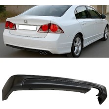Honda Civic 2006-2012 Fd6 Plastik Boyasız Mugen Arka Tampon Eki
