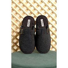 Tokalı Keçe Kumaşlı Erkek Damat Çeyiz Terlik