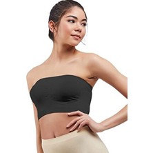 Kadın Dikişsiz Body Askısız Straplez Kadın Büstiyer Sütyen 860