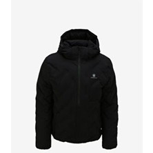 Lumberjack Siyah Dik Yaka Kaban Kadın Kumaş Regular Kalıp Özellikleri ile Günlük Kullanım İçin