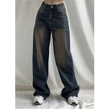 Cemrems Trend Unısex Baggy Bol Kesim Jean Palazzo Pantolon