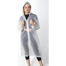 Kadın Erkek Yağmurluk Kapüşonlu Çıtçıtlı Eva Yağmurluk