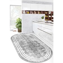 Kesme Halı Desenli Dijital Baskı Yıkanabilir Kaymaz Taban Ince Salon Mutfak Çocuk Halısı Yolluk