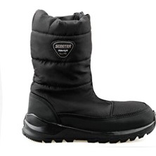 Scooter Kadın Bot Su Geçirmez Watetight Hakiki Deri Dış Materyal Kalın Topuklu Şık Görünüm