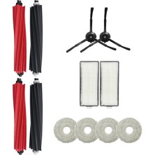 Asgard Grup Roborock Q Revo Master Uyumlu 2 Ana Fırça 2 Yan Fırça 2 Filtre 4 Mop