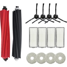 Asgard Grup Roborock Q Revo Master Uyumlu 1 Ana Fırça 4 Yan Fırça 4 Filtre 4 Mop