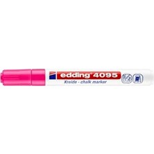Edding Cam 4095 Likit Tebeşir Kalemi (Sıvı Tebeşir) 2-3Mm Fosforlu Pembe (10 Lu Paket)