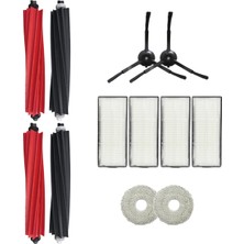 Asgard Grup Roborock Q Revo Master Uyumlu 2 Ana Fırça 2 Yan Fırça 4 Filtre 2 Mop