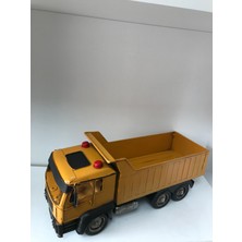 Dekoratif Metal Hafriyat Kamyonu Iş Makinesi