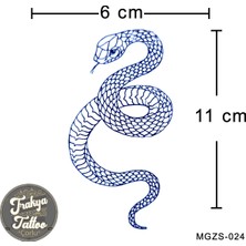 Yarı Kalıcı Dövme Geçici Yılan Dövmesi MGZS-024