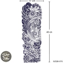 Yarı Kalıcı Dövme Tam Kol Geçici Dövme GZQB-070