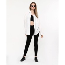 Kadın Oversize Uzun Basic Gömlek (Hediye Kutulu)