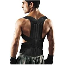 Dik Duruş Korsesi Postür Düzeltici Kamburluk Önleyici Çift Balenli Sırt Bel Destekli Kadın Erkek