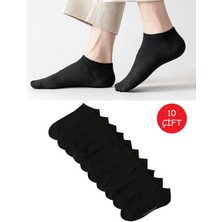 10'lu Basic Modeli Siyah Kısa Çorap