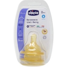 Chicco Biberon Emziği 0AY+2LI Normal Akış Kauçuk