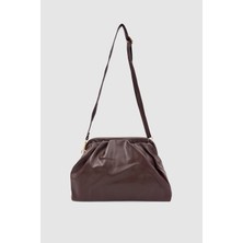 Arvia Yumuşak Formlu Ayarlanabilir Çapraz Askılı El Çantası Acı Kahve