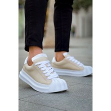 Artenay  Premium Bağcıklı Erkek Sneaker Bej