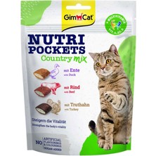 Gimcat Nutripockets Country Mix Multivitaminli Kedi Ödülü 150GR