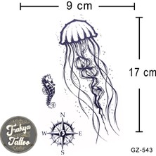 Yarı Kalıcı Dövme Geçici Deniz Anası Dövmesi GZ-543