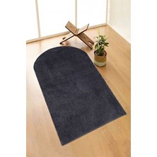 Valery Home Vl Yıkanabilir Peluş Aantrasit Seccade Overloklu Namazlık 60 x 100