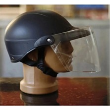 Yerli Jokey Kask - Siyah