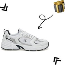 Pol 4m Beyaz Kadın Fileli Koşu Ayakkabısı