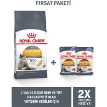 Royal Canin Hair and Skin Care 2 Kg + Hair and Skin Jelly x 2 Adet Hediye