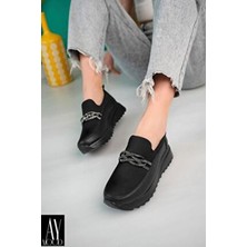 Kadın Ortopedik Klasik Günlük Streç Taşlı Kadın Şık Günlük Rahat Ortopedik Kaymaz Taban Babet Ayakka