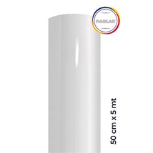 Parlak Beyaz Yapışkanlı Kaplama Folyosu 50 cm x 5 mt
