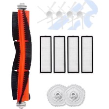 Asgard Grup Dreame W10-W10 Pro Uyumlu 1 Ana Fırça 4 Yan Fırça 4 Filtre 2 Mop
