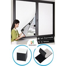 Güneşlik Düz Gümüş Gri Işık Isı Geçirmez Güneşlik Perde Karartma Güneş Perdesi